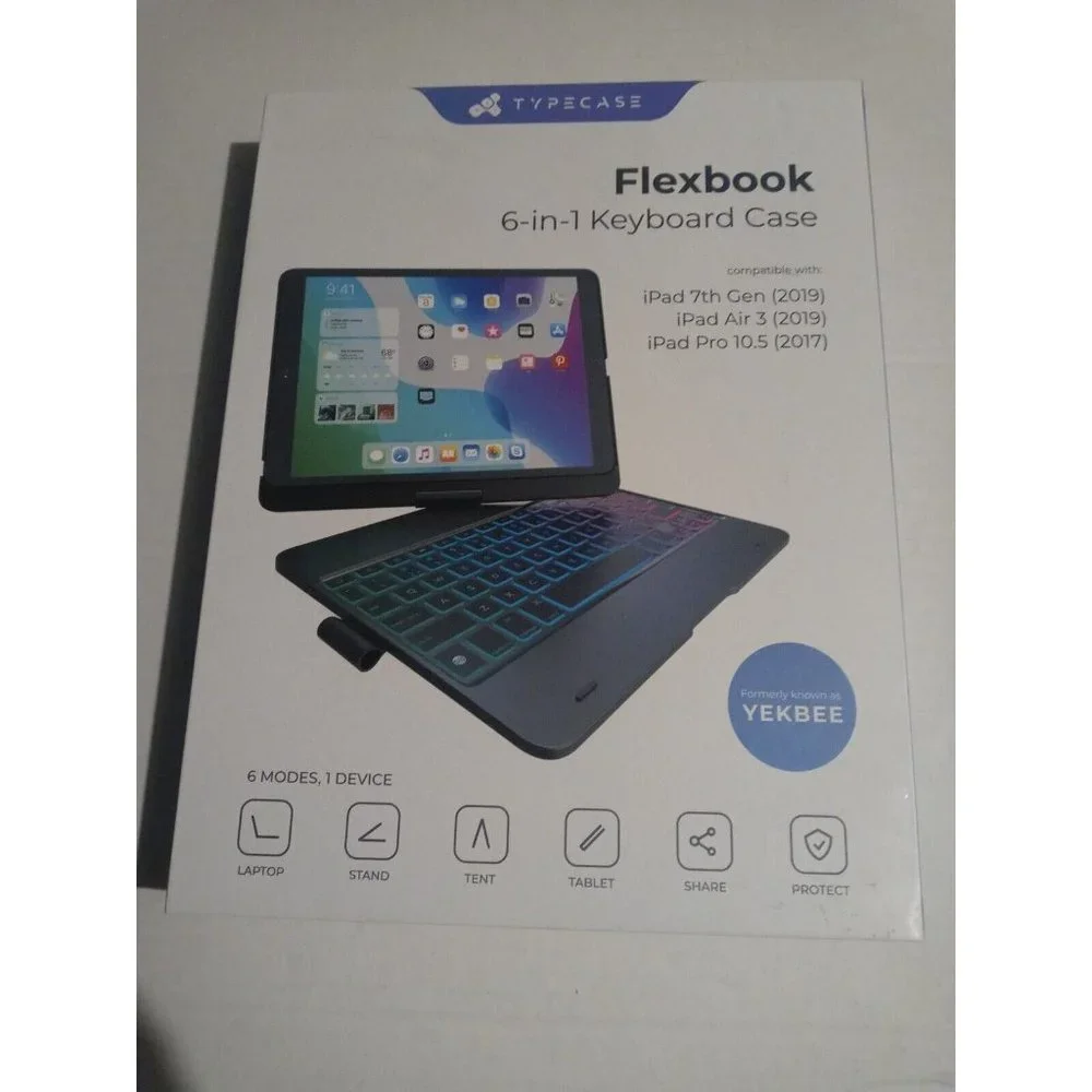 Typecase Flexbook Touch 6-in-1 Keyboard Case for iPad Pro 10.5  (2017)  Ocean
